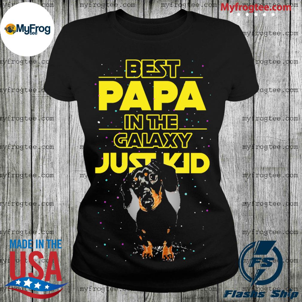 best papa in the galaxy shirt