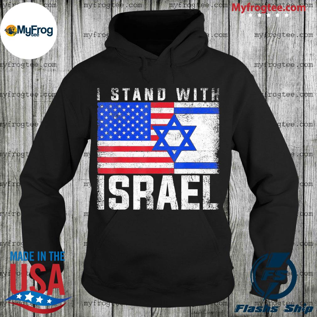 Israel Flag Shaped Unisex Sweatshirt Long Sleeve Hooded Pullover