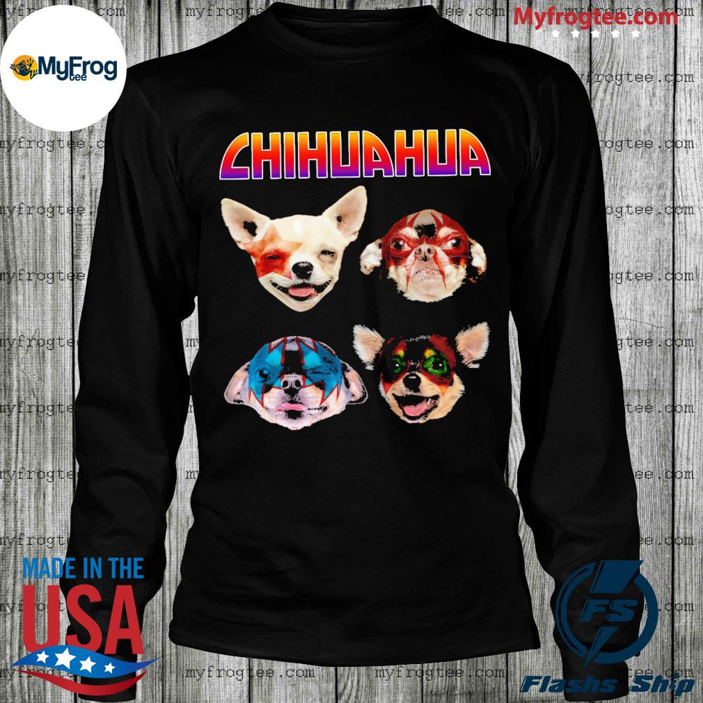 Chihuahua dog Kiss Rock Band 2021 shirt hoodie sweater and long