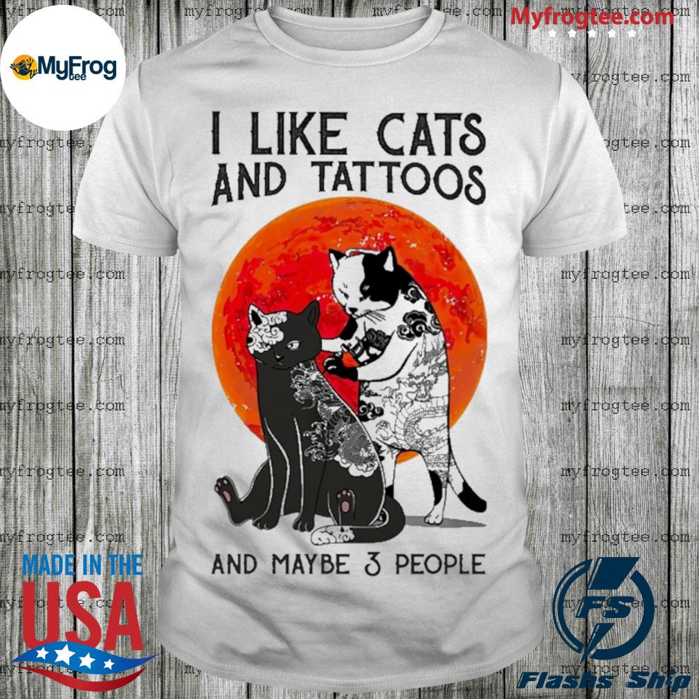 cats and tattoos shirt