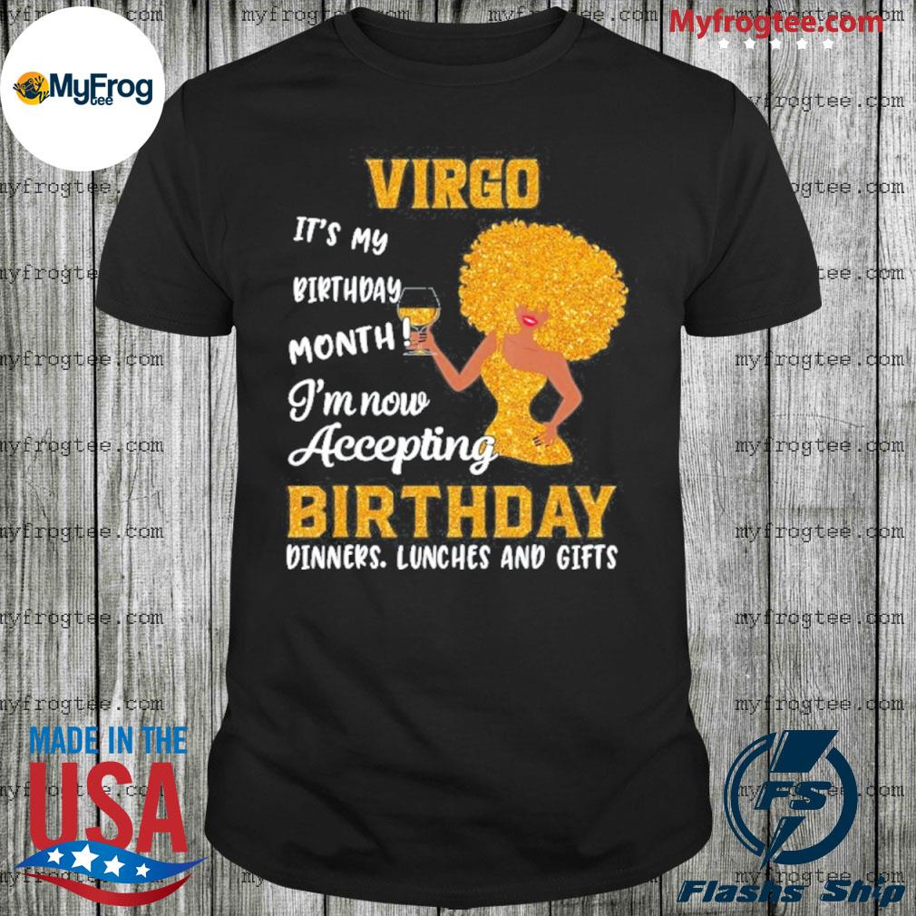 Black women virgo birthday august queens september girls shirt