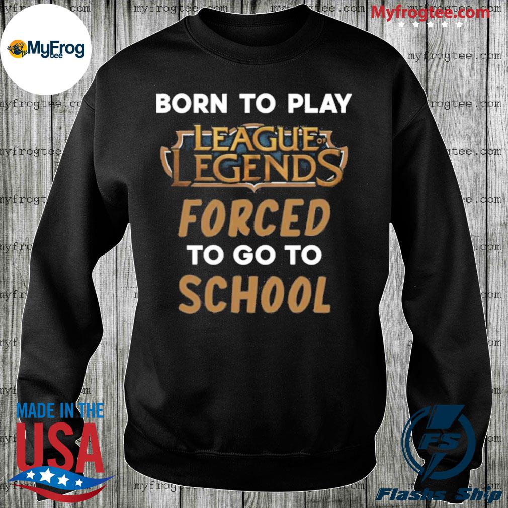 born to play roblox , forced to go to school Kids Pullover Hoodie