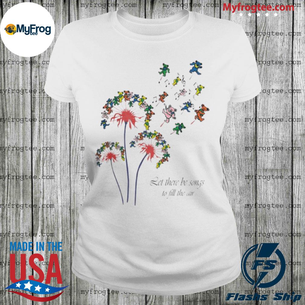 dancing bear dandelion t shirt