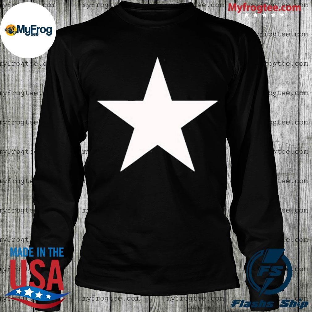 White Snow Star On Multiple Colors shirt