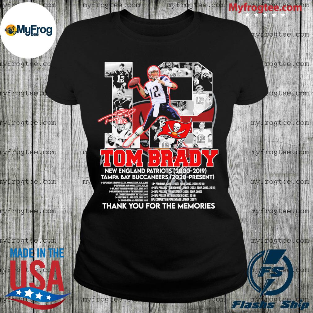 Thank you Tom Brady New England Patriots 2000 2019 Tampa Bay Buccaneers  2020 2022 shirt, hoodie, sweater, long sleeve and tank top