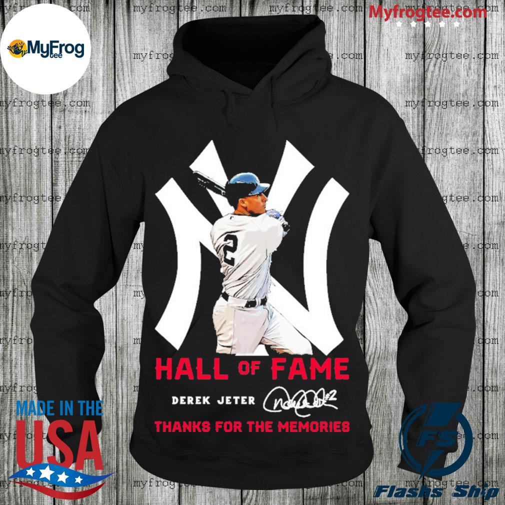 Hall Of Fame Derek Jeter Signature Thanks For The Memories T-shirt, hoodie,  sweater, long sleeve and tank top