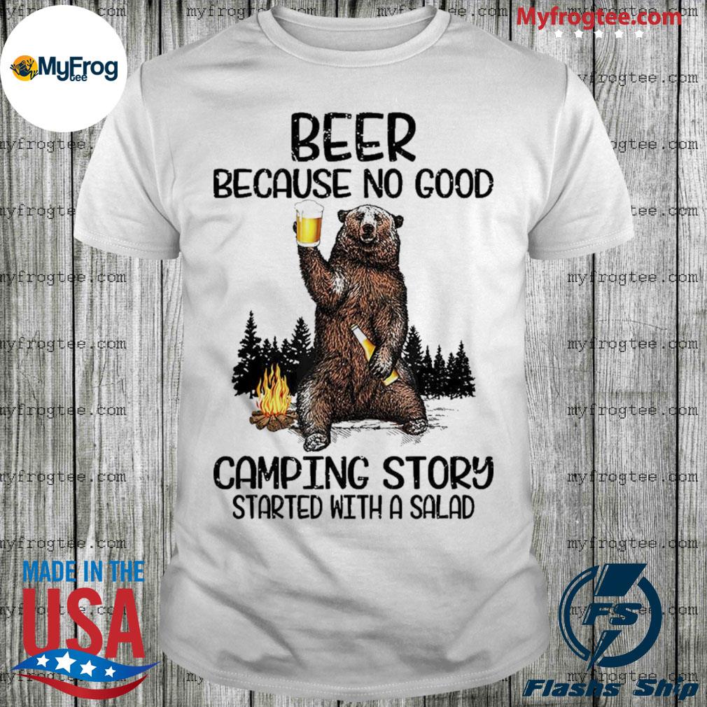 bear drinking beer shirt