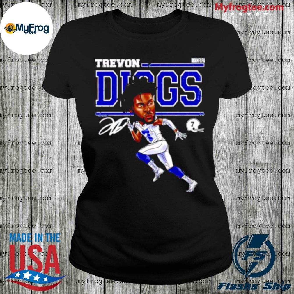 Dallas Cowboys trevon diggs cartoon signature shirt, hoodie