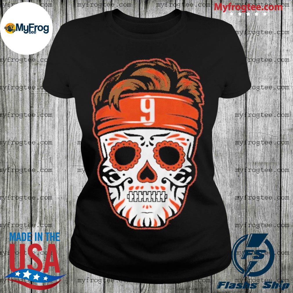 Joe Burrow Sugar Skull T-Shirt + Hoodie