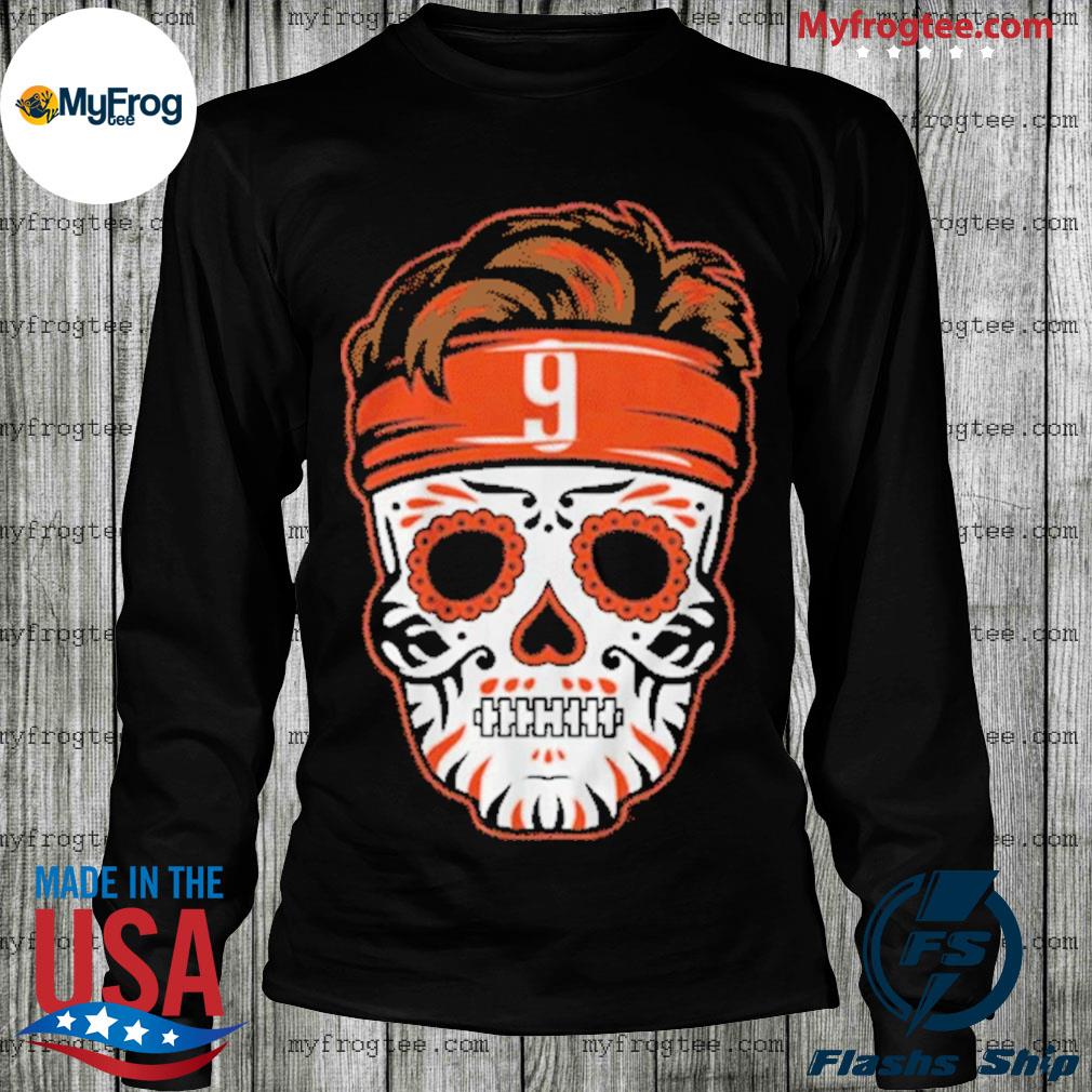 Official joe burrow sugar skull shirt, hoodie, sweater, long sleeve and  tank top