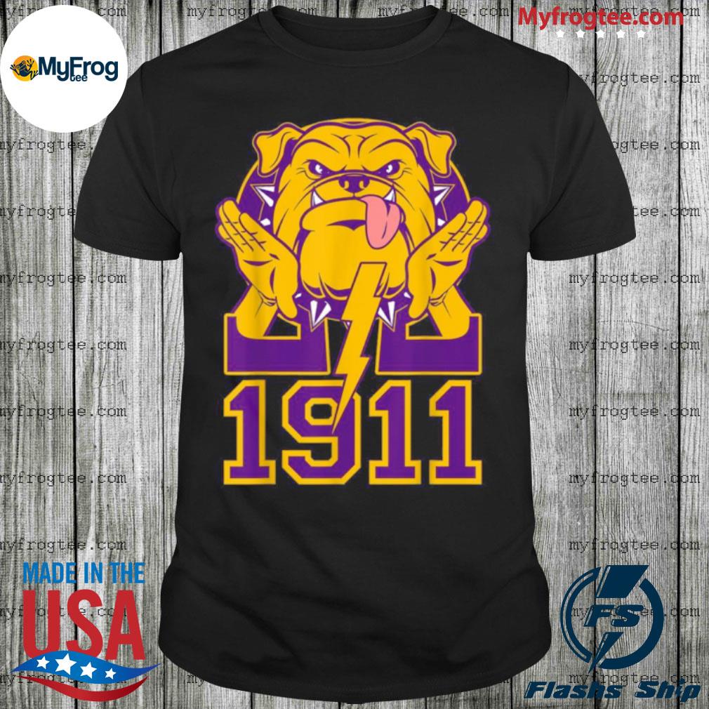 Mens omega 1911 Bulldog psi phI hand sign shirt hoodie sweater