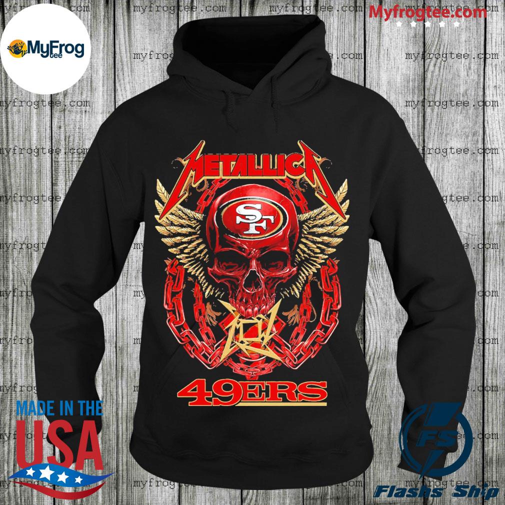 Skull Metallica 49ERS 2021 shirt, hoodie, sweater and long sleeve