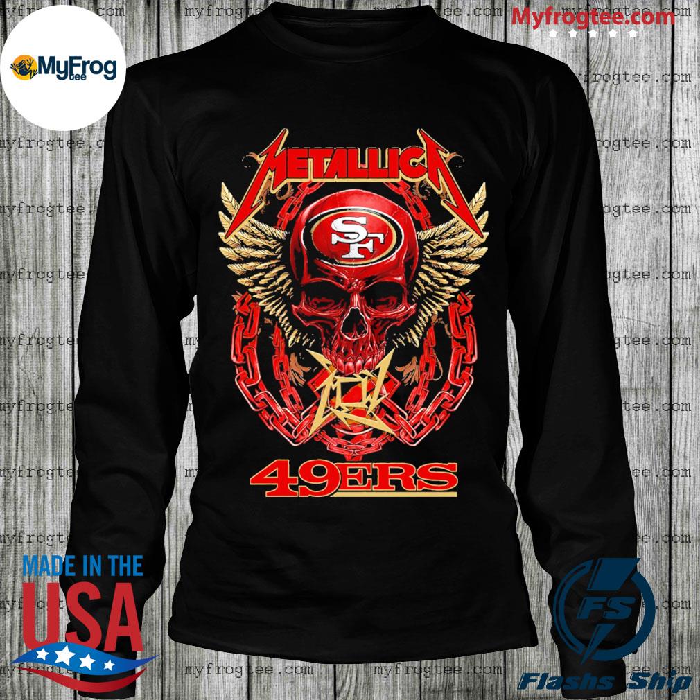 Skull Metallica San Francisco 49ers Shirt, hoodie, sweater, long sleeve and  tank top