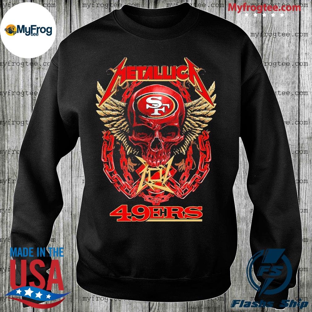 Skull Metallica San Francisco 49ers Shirt, hoodie, sweater, long sleeve and  tank top