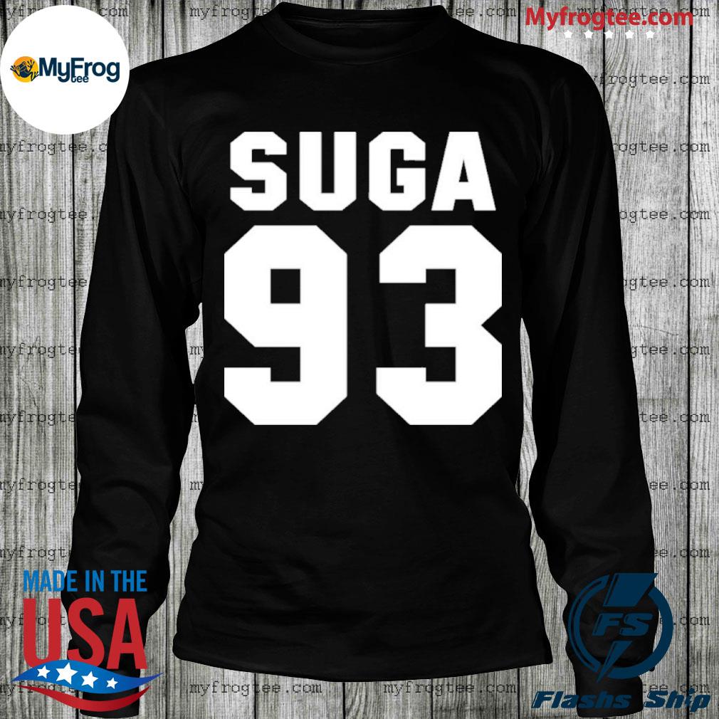 Suga 93 bts suga 93 black hooded shirt, hoodie, sweater and long