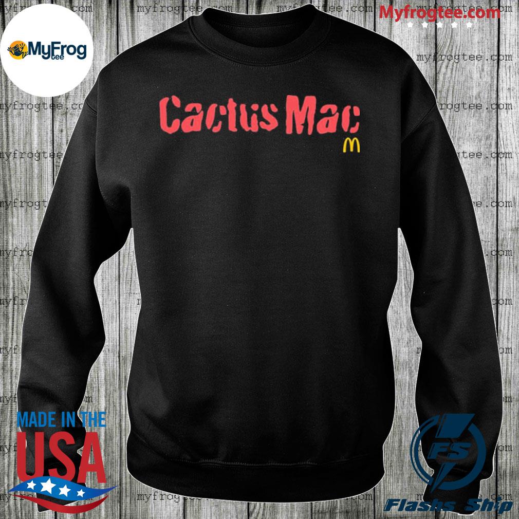 Travis scott x mcdonald's cactus mac black shirt, hoodie