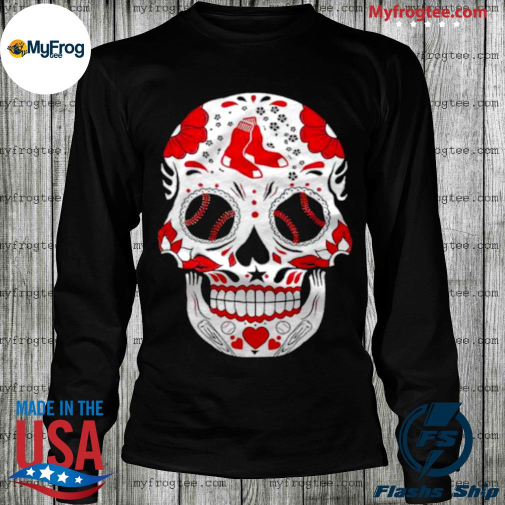 Atlanta Braves MLB Baseball Punisher Skull Sports Long Sleeve T