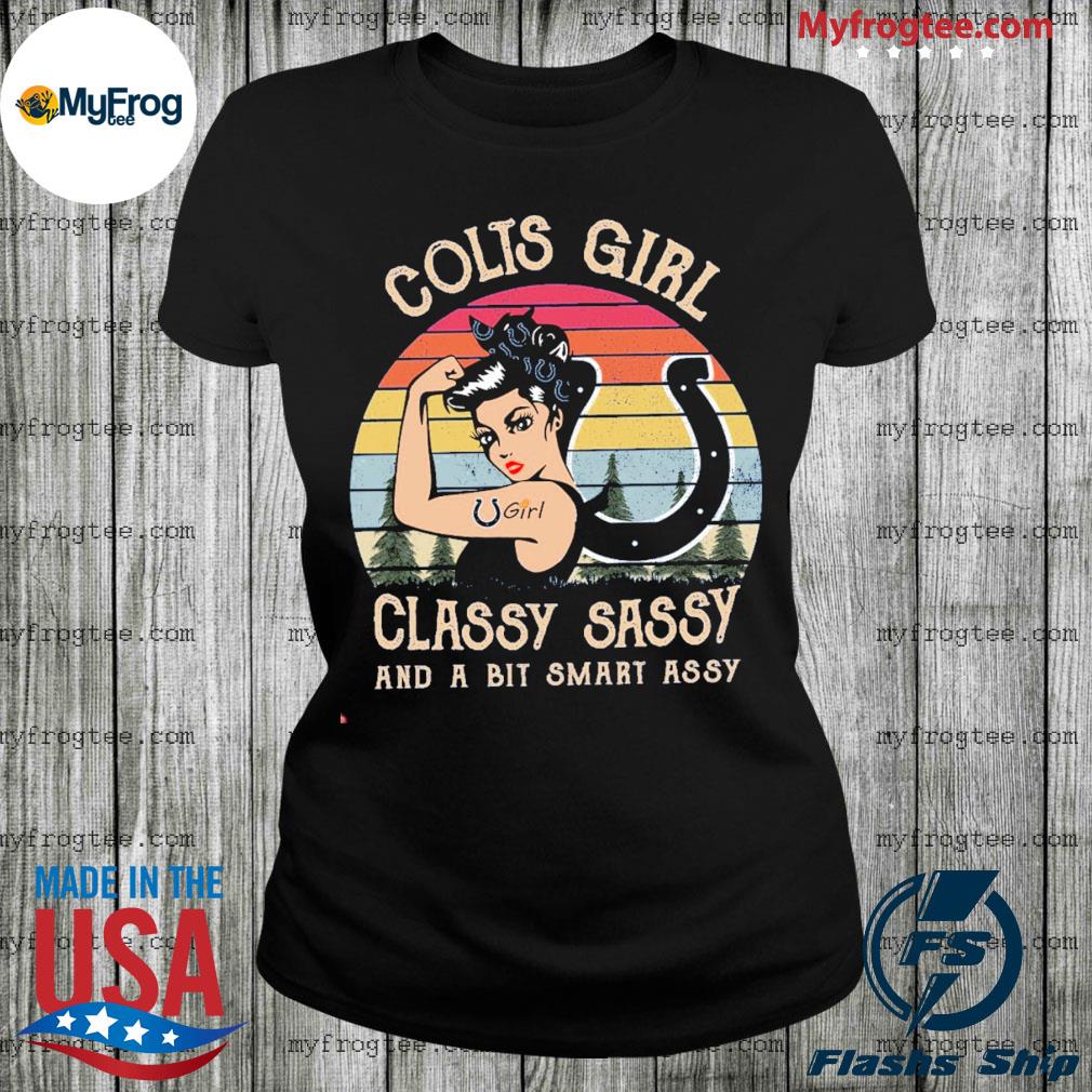 Colts Girl T-Shirt Classy Sassy Colts Girl T-Shirt Classy Sassy