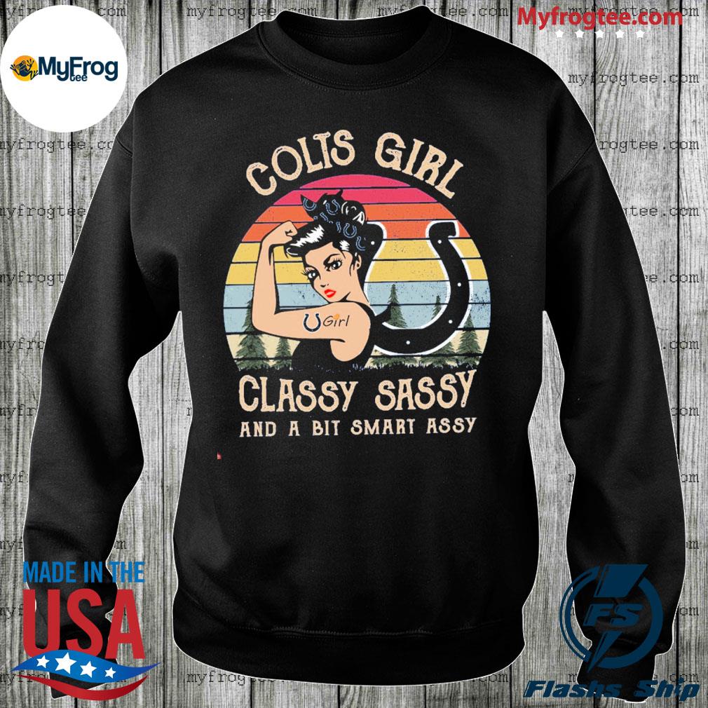 Colts Girl T-Shirt Classy Sassy Colts Girl T-Shirt Classy Sassy