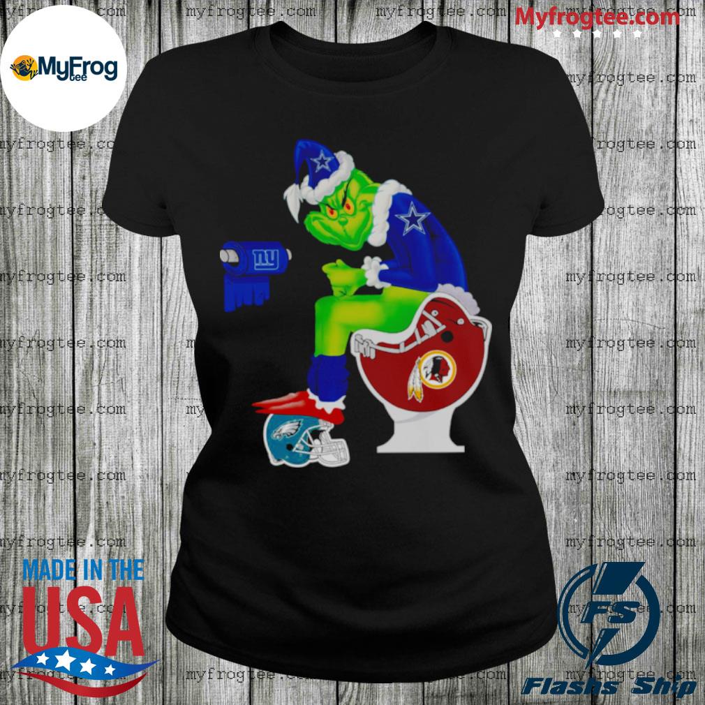 Dallas Cowboys grinch shit on Redskins eagles ny giants T-shirt, hoodie,  sweater, long sleeve and tank top