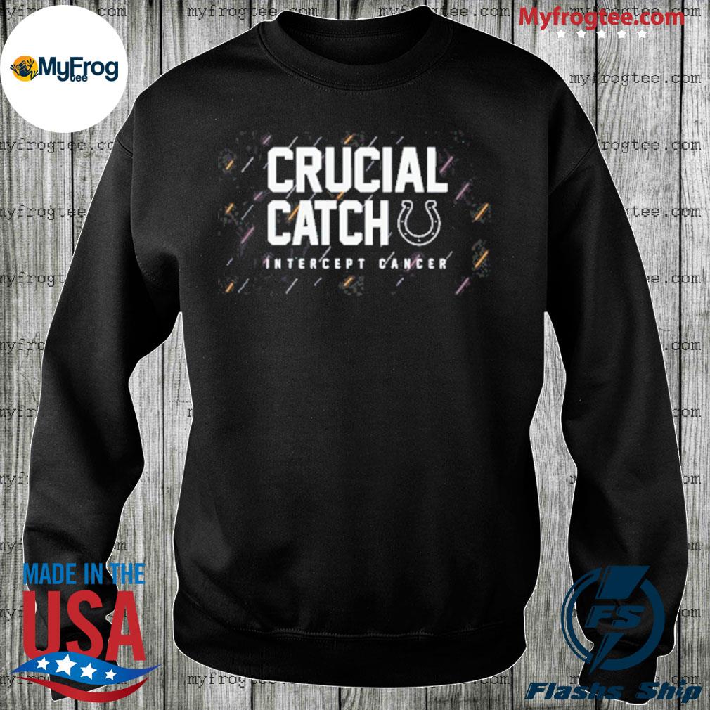 Indianapolis Colts 2021 Crucial Catch Intercept Cancer T-shirt