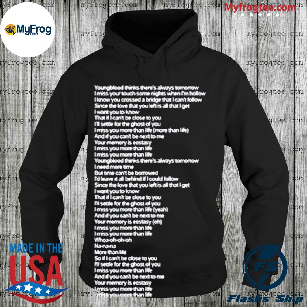 Justin Bieber ghost lyrics I shirt, hoodie, sweater and long sleeve