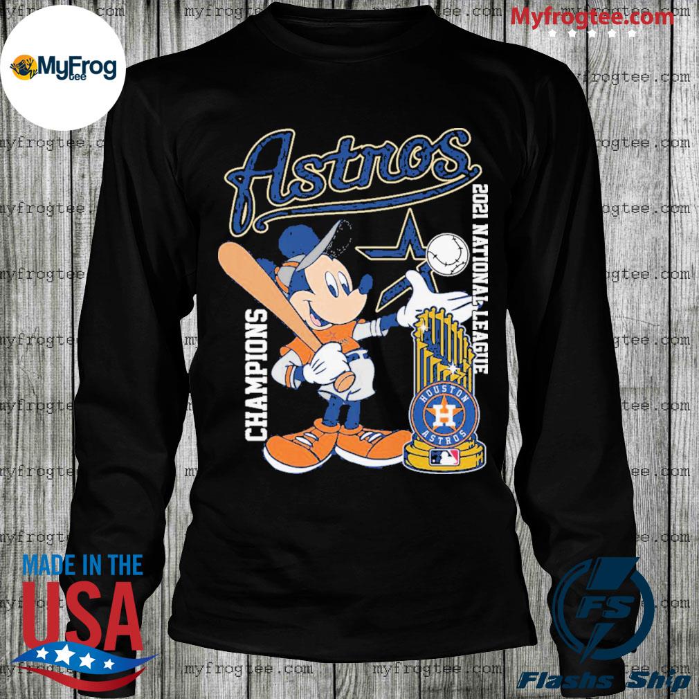 Mickey Mouse Houston Astros Baseball 2021 World Series Shirt