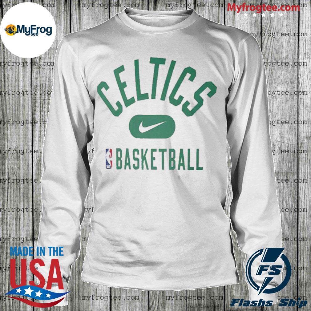 Men's Nike White Boston Celtics 2021-2022 Spotlight On Court