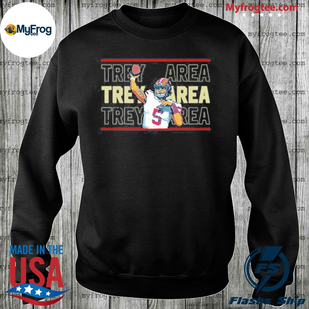 San francisco 49ers trey lance trey area shirt, hoodie, sweater and long  sleeve