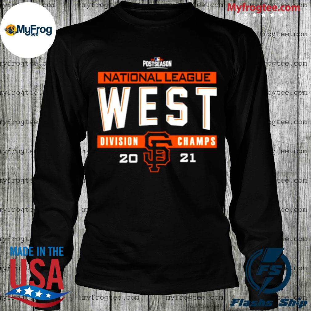 sf giants nl west champions shirt