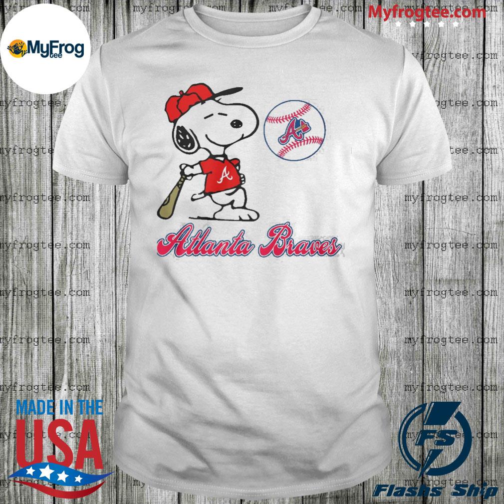 Snoopy playing Baseball Atlanta Braves 2021 shirt, hoodie, sweater and long  sleeve