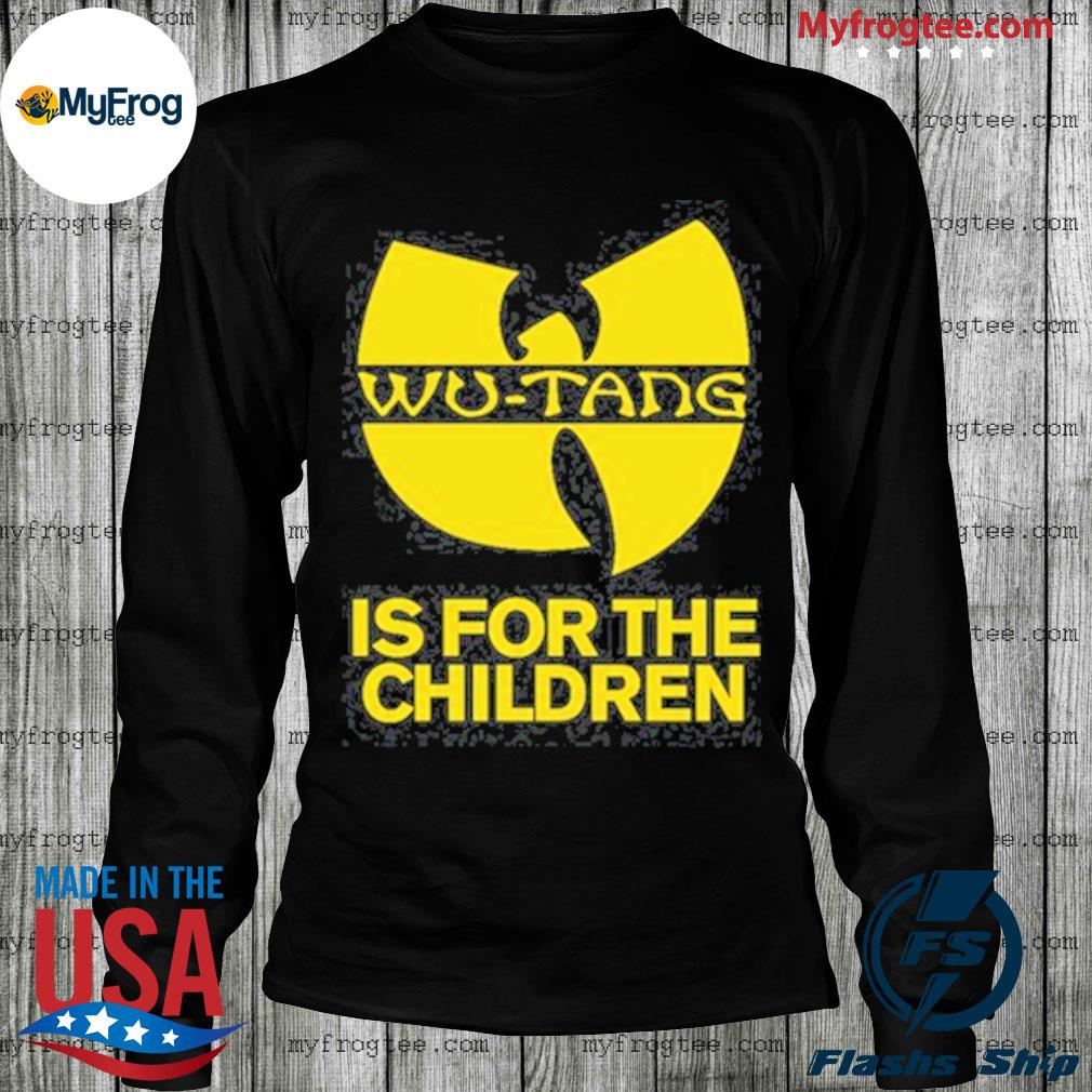 yellow long sleeve wu tang shirt