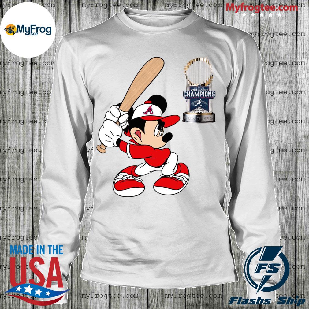 Mickey Mouse Atlanta Braves 2021 World Series Champions Shirt