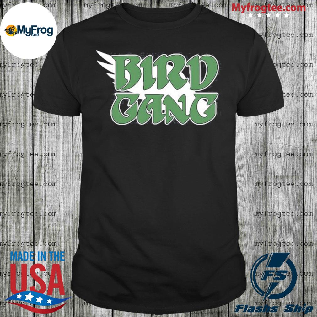 Philadelphia Eagles Gear Bird Gang Comfort Colors Shirt - Ink In Action