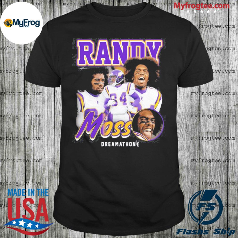 Justin Jefferson Randy Moss T-Shirt, Vintage Randy Moss 90s Style Rap T- shirt