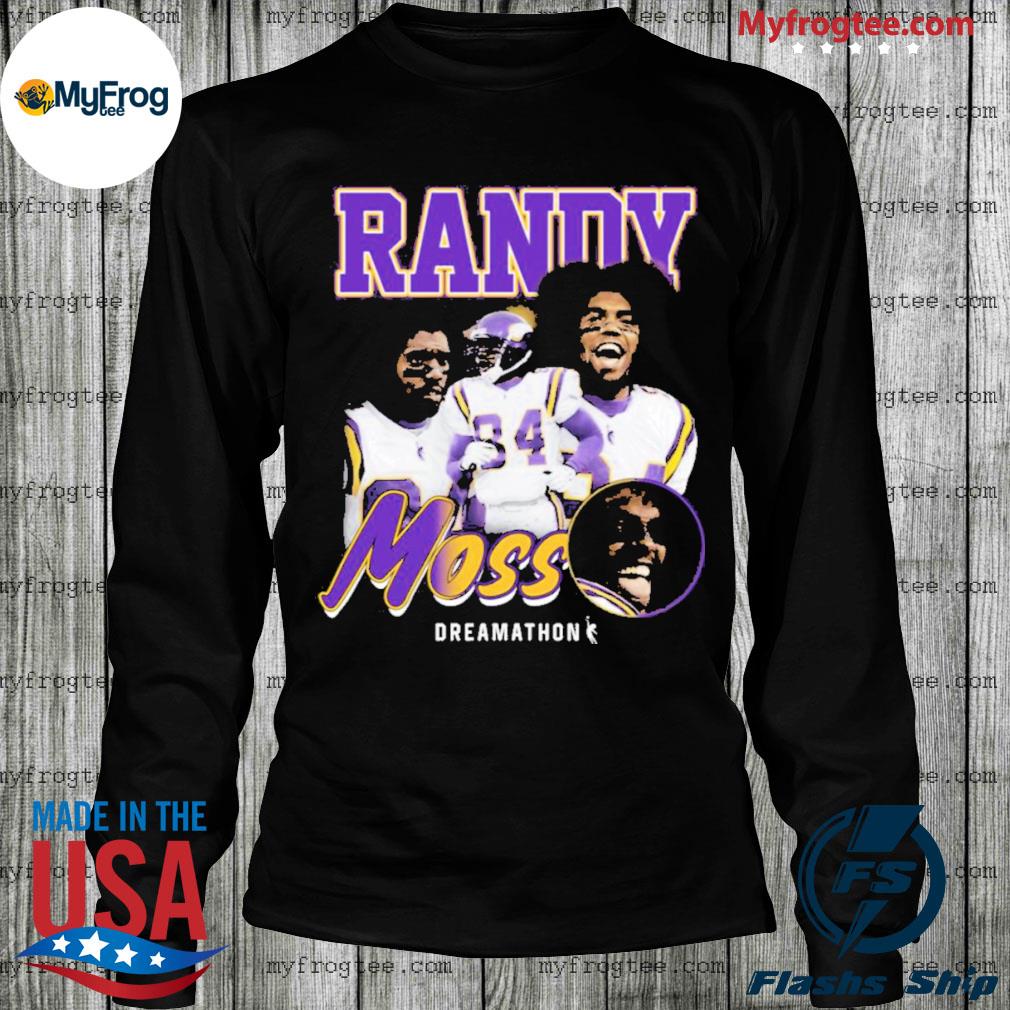 Justin Jefferson Wearing Randy Moss Dreamathon Shirt,Sweater, Hoodie, And  Long Sleeved, Ladies, Tank Top