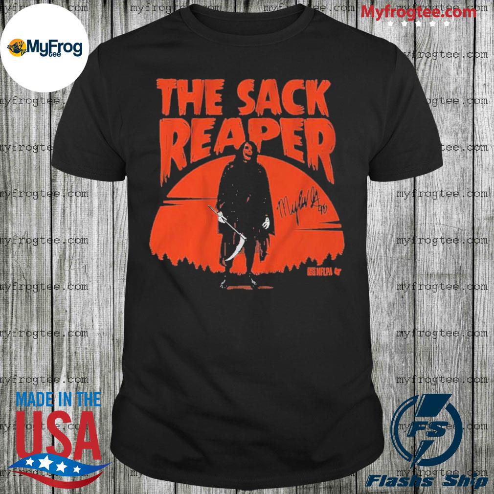 Myles Garrett The Sack Reaper signature shirt - Dalatshirt