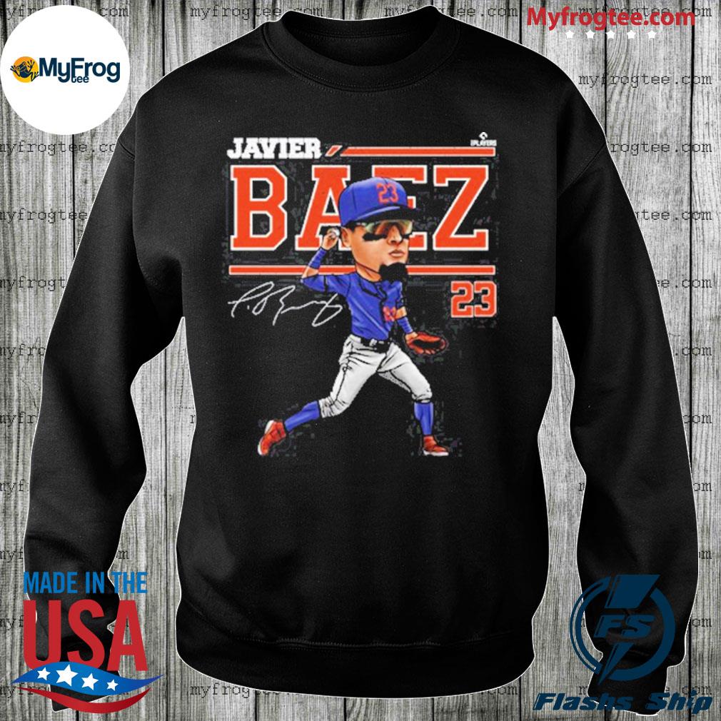 New york mets baseball javier baez #23 cartoon shirt, hoodie