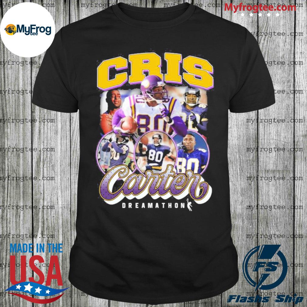 Official 2021 Cris carter dreamathon justin jefferson dreamathon merch  shirt, hoodie, sweater and long sleeve