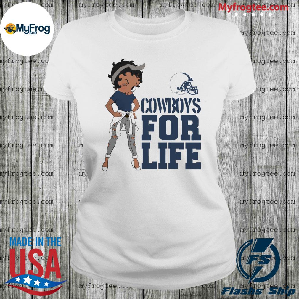 betty boop cowboys shirt