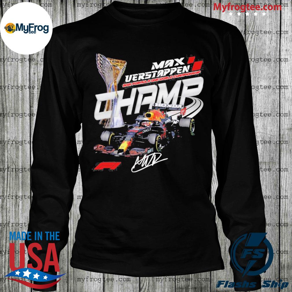 33 Max Verstappen World Champions 2021 signatures shirt, hoodie