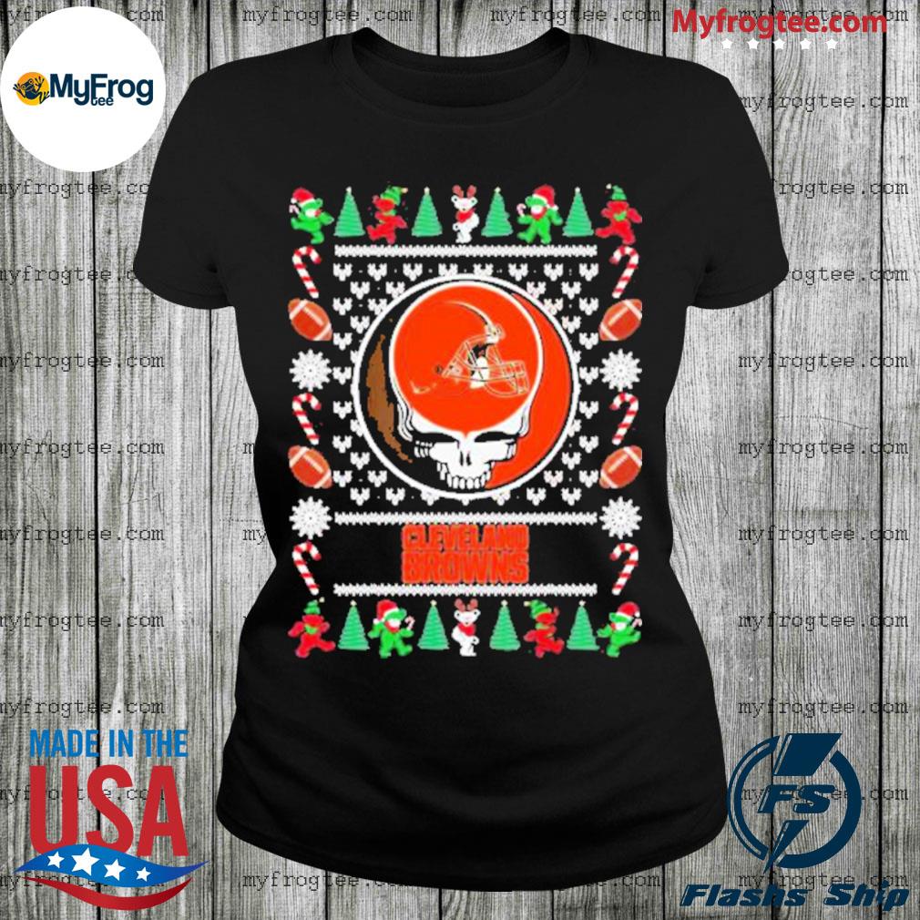 Cleveland browns skulls of fantasy logo shirt, hoodie, sweater, long sleeve  and tank top