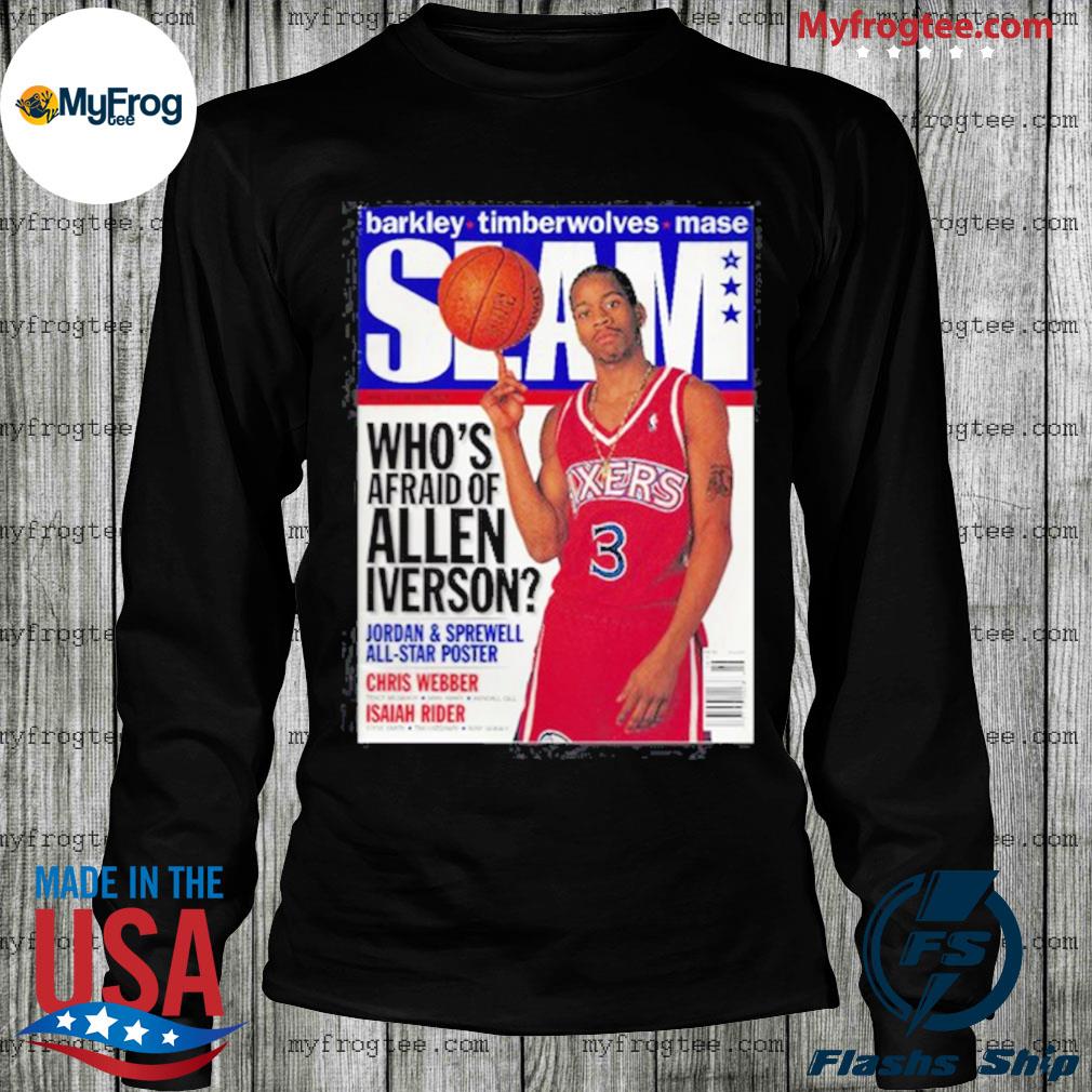 SLAM Cover Tee - Allen Iverson - Rookie Cover shirt, hoodie, sweater, long  sleeve and tank top
