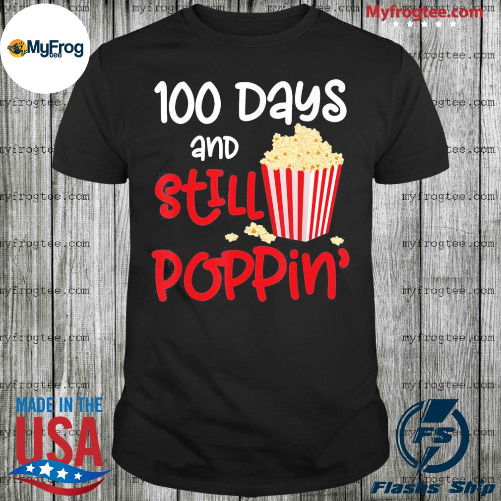 100 days of school popcorn shirt