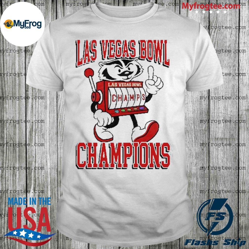 Barstool Sports Wisconsin Football 2021 Las Vegas Bowl Champions T-Shirt,  hoodie, sweater and long sleeve