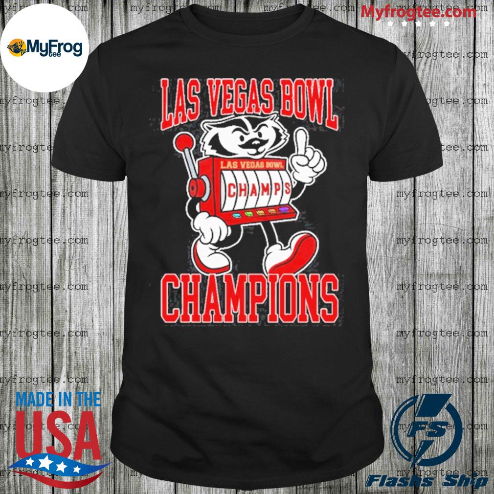 Barstool Sports Wisconsin Football 2021 Las Vegas Bowl Champions T-Shirt,  hoodie, sweater and long sleeve