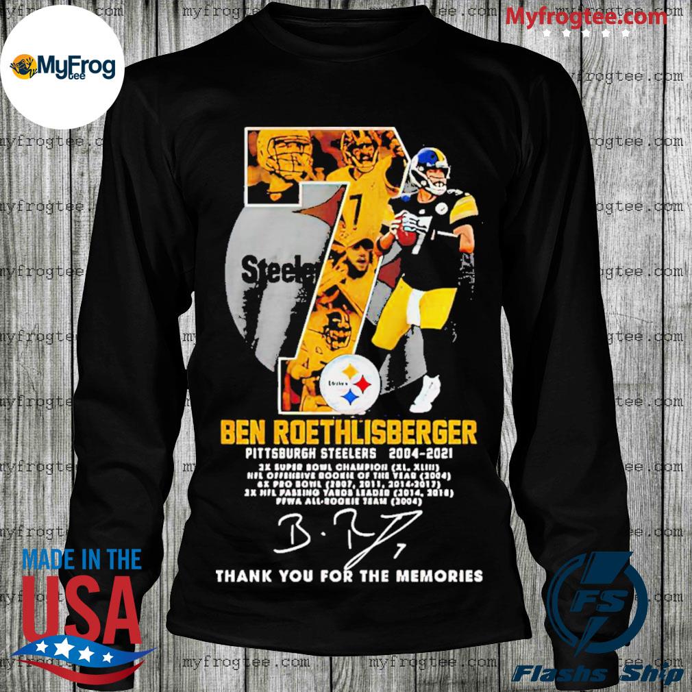 Ben Roethlisberger Pittsburgh Steelers 2004 2022 Champions Thank