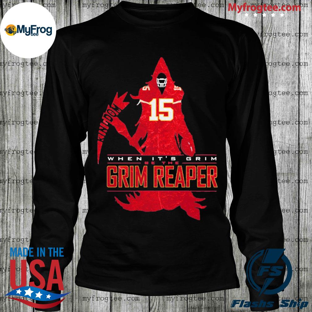 The grim reaper 15 Kansas City Chiefs shirt, hoodie, sweater, longsleeve  and V-neck T-shirt