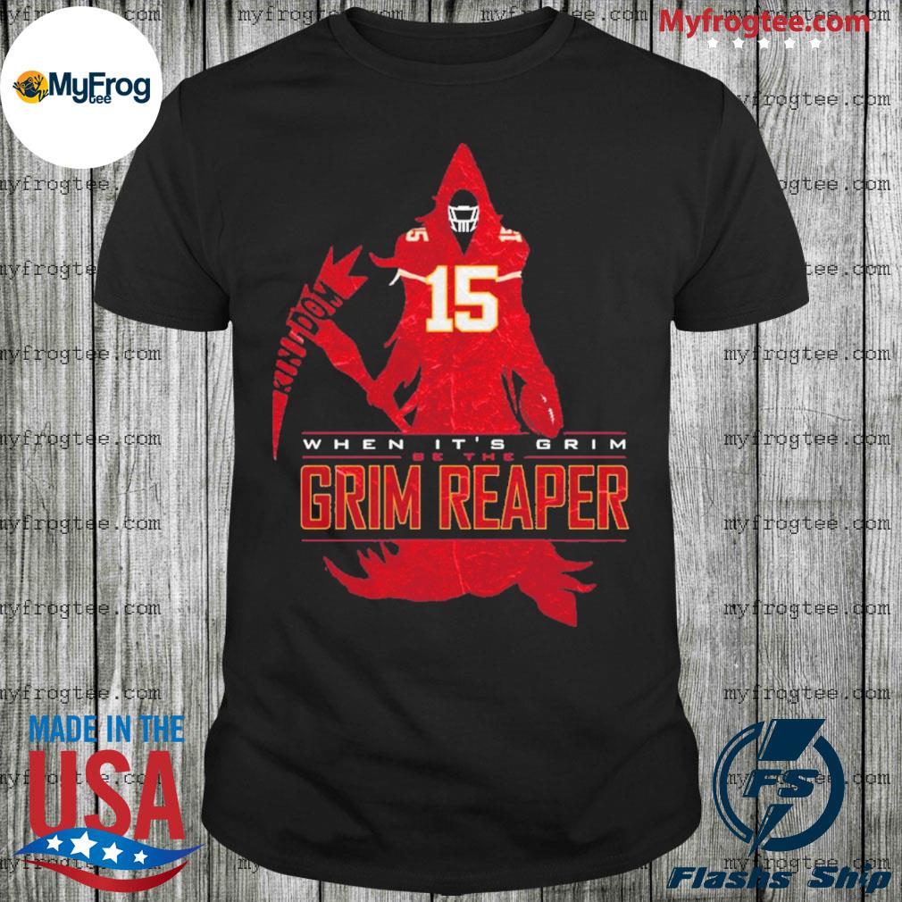 Chiefs Grim Reaper, Kansas City Chiefs, Andy Reid Chiefs Tee Shirt