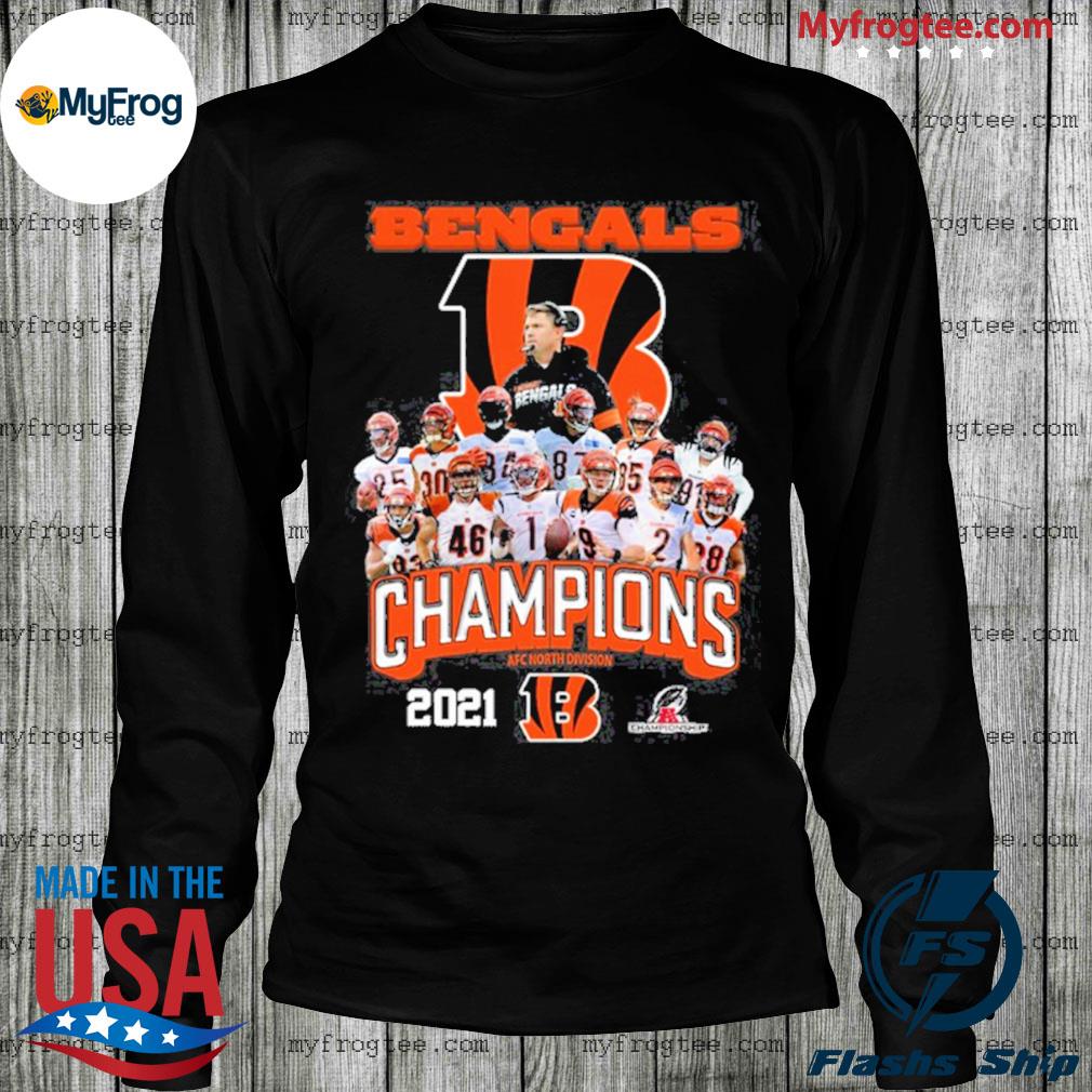 Cincinnati Bengals AFC North Champions 2021-2022 t-shirt, hoodie, sweater  and long sleeve